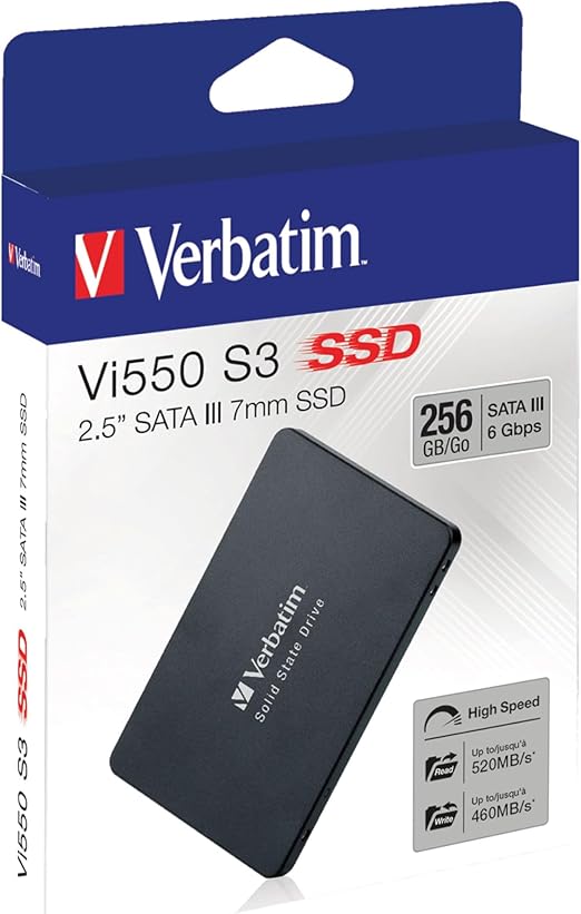 SSD Verbatim Vi550 S3 256GB 2.5″