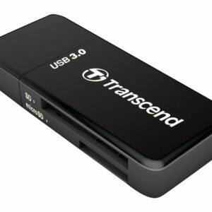 Lettore di Schede SD/MicroSD Transcend RDF5 USB 3.0 Nero