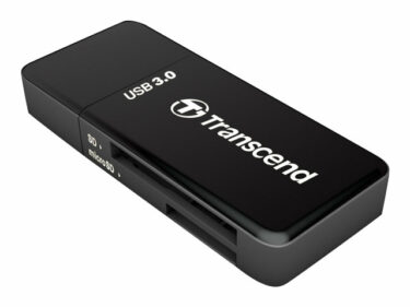 Lettore di Schede SD/MicroSD Transcend RDF5 USB 3.0 Nero