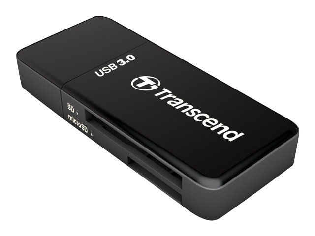 Lettore di Schede SD/MicroSD Transcend RDF5 USB 3.0 Nero