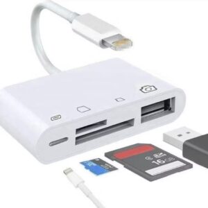 Hub Multifunzione Lightning a USB/USB-C/Lettore SD e MicroSD