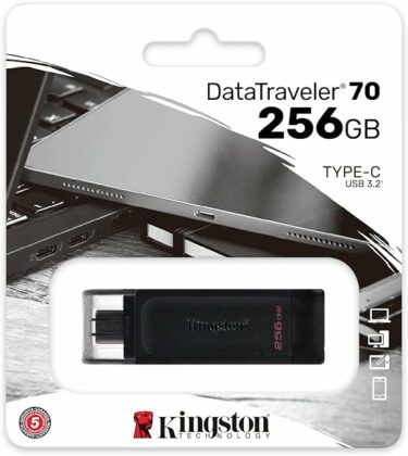 Pendrive Kingston DataTraveler 70 256GB USB-C 3.2