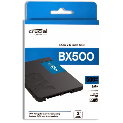 SSD Crucial BX500 500GB 2.5″