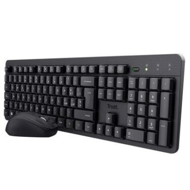 Kit Wireless Tastiera e Mouse Trust TKM-360 Black