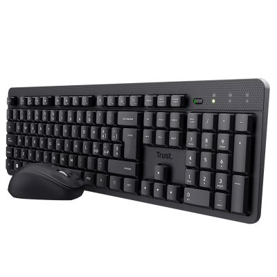 Kit Wireless Tastiera e Mouse Trust TKM-360 Black