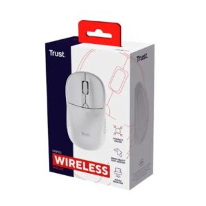 Mouse Wireless Trust Primo Matte White