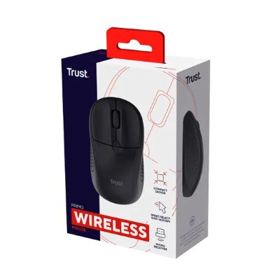 Mouse Wireless Trust Primo Matte Black