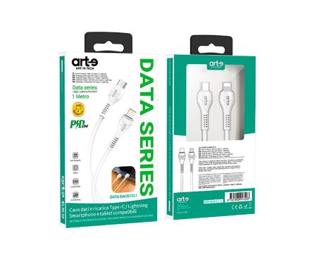 Cavo Arte USB-C a Lightning Bianco 1m