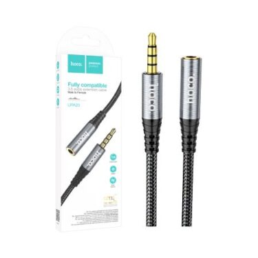 Prolunga Jack 3.5mm Hoco Nylon 1m Black
