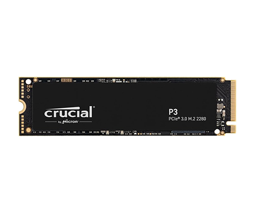 SSD Crucial P3 500GB PCIe 3.0 NVMe M.2 2280