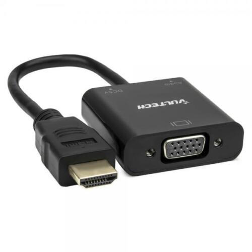 Adattatore Vultech HDMI Maschio a VGA Femmina con Audio