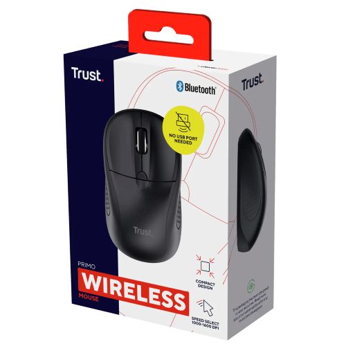 Mouse Bluetooth Trust Primo Matte Black