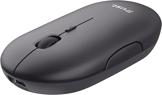 Mouse Bluetooth Trust Puck Ricaricabile Matte Black