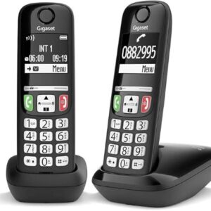Telefono Cordless Gigaset E270 Duo Black