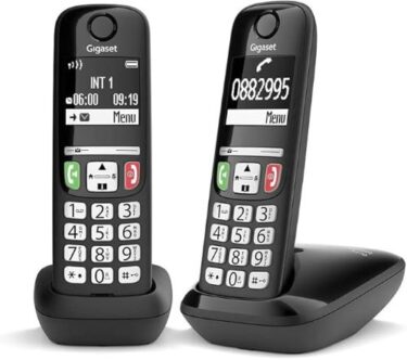 Telefono Cordless Gigaset E270 Duo Black