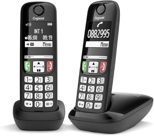 Telefono Cordless Gigaset E270 Duo Black
