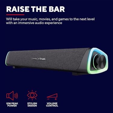 Soundbar Trust Axon Gaming RGB 16W USB
