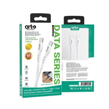 Cavo Arte USB-C a USB-C Bianco 2m