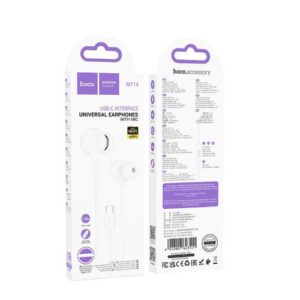 Auricolari a filo Hoco USB-C Bianco