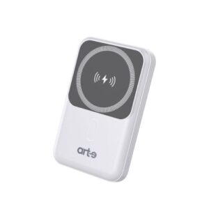 Power Bank Arte 10.000mAh PD+QC+Wireless, Fast Charge Nero