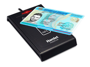 Lettore Smart Card Hamlet NFC per CIE e Tessera Sanitaria Contactless