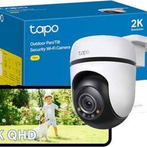 Telecamera Smart TP-Link Tapo TC41 2K/3MP 360° WiFi Registrazione MicroSD Outdoor