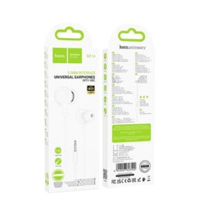 Auricolari a filo Hoco Plug 3.5mm Bianco