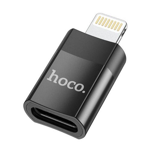Adattatore Hoco Lightning a USB-C Nero