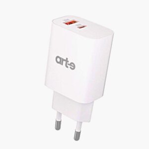 Caricabatteria da Rete Art-e PD 30W+QC 3.0 GaN