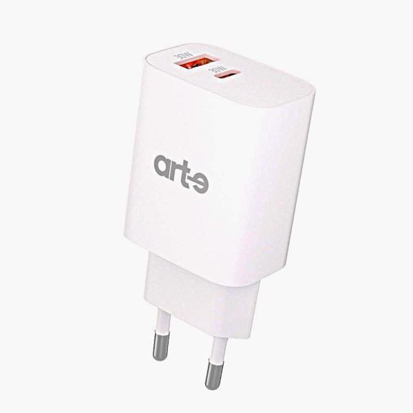 Caricabatteria da Rete Art-e PD 30W+QC 3.0 GaN