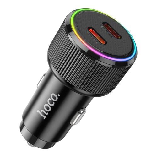 Caricabatteria da Auto Hoco NZ14B PD 30W+20W Black