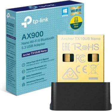 Adattatore WiFi6+Bluetooth Tp-Link Archer TX10UB AX900 USB Nano